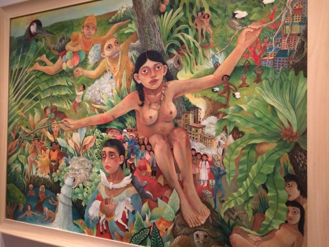《热带的故事》布面油画  150x200cm 2014
