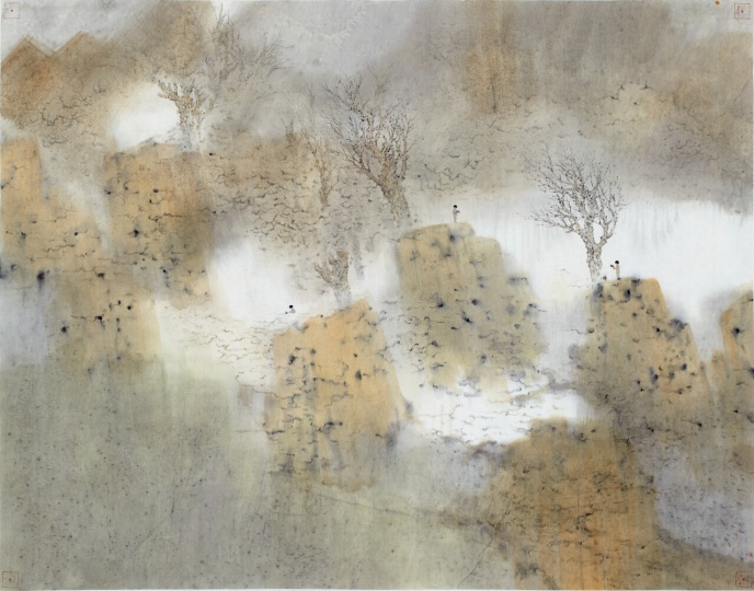 《盗仙草》 185×145cm 纸本设色 2012
《盗仙草》 185×145cm 纸本设色 2012