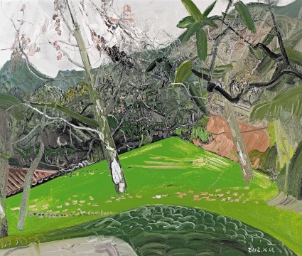 《初到武夷》80×100cm 布面油画 2012年
《初到武夷》80×100cm 布面油画 2012年