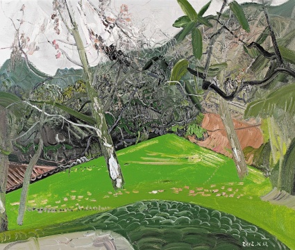 《初到武夷》80×100cm 布面油画 2012年
