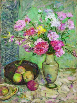 Lot2720 胡善馀 《康乃馨》 60x46cm 1990 估价:18-20万元
Lot2720 胡善馀 《康乃馨》 60x46cm 1990 估价:18-20万元