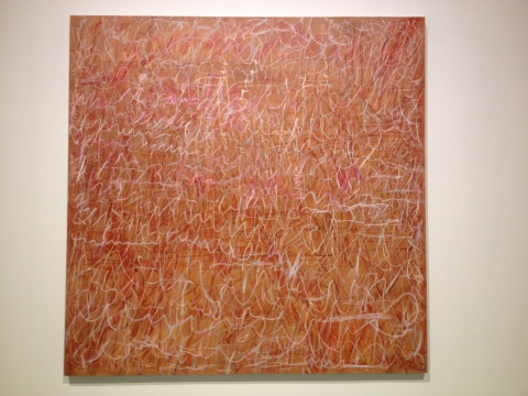 《舞者》 200x200cm 综合媒材 2007
《舞者》 200x200cm 综合媒材 2007