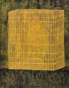 欧阳春 《王的囚笼》  230x180cm  2008年  成交价83.95万元  北京保利2014年秋拍
