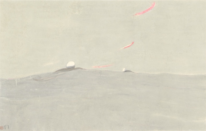 《潮1》63×99cm 纸本水墨 2014
《潮1》63×99cm 纸本水墨 2014