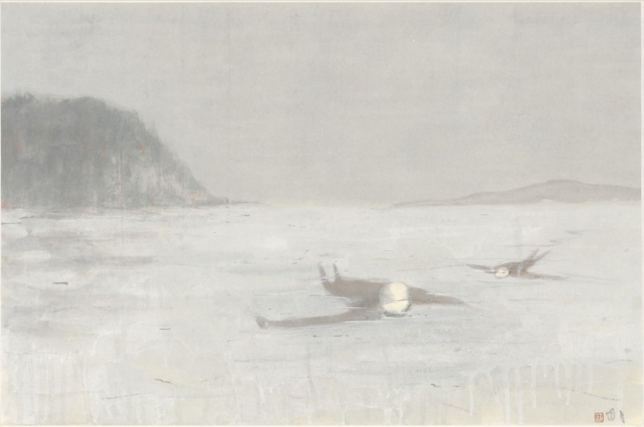 《他们1》66×99.5cm 纸本水墨 2014
《他们1》66×99.5cm 纸本水墨 2014
