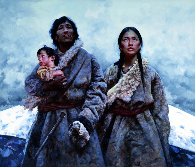 艾轩 《圣山》 190x220cm 布面油画 2009
艾轩 《圣山》 190x220cm 布面油画 2009