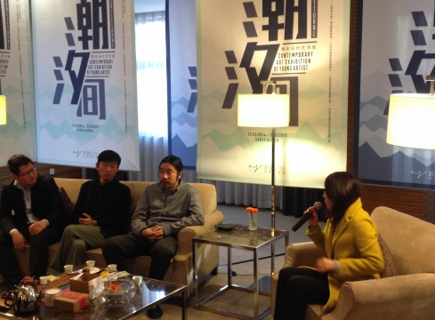 左起“三亚艺术季”的总策划人赵屹松、策展人戴卓群、鲍栋、付晓东 左起“三亚艺术季”的总策划人赵屹松、策展人戴卓群、鲍栋、付晓东