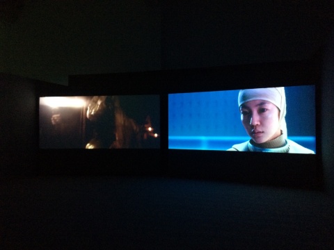 文敬媛与全俊浩 2012年创作的双屏高清电影 《世界末日》
