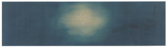 《似是而非 2》 39×139cm 绢本 2013年
《似是而非 2》 39×139cm 绢本 2013年