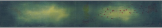 《似是而非 8》 31x186cm 绢本 2014年
《似是而非 8》 31x186cm 绢本 2014年
