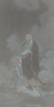 郝量 《一瞬》 绢本重彩 68×133cm 2014年
