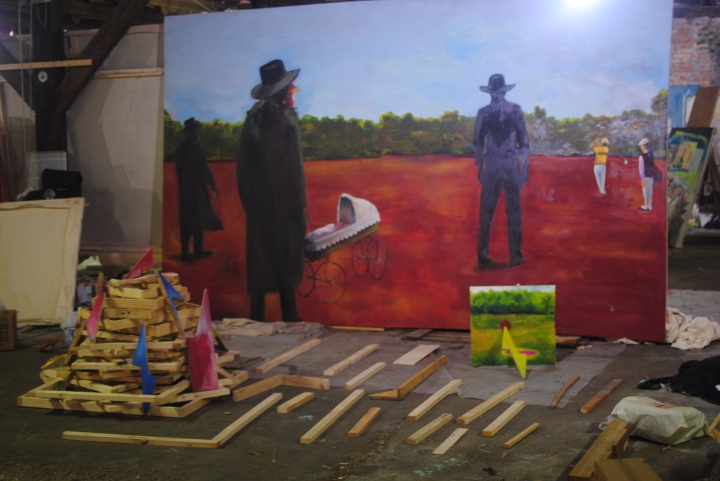 《复仇者》 200x300cm 综合材料 2013
《复仇者》 200x300cm 综合材料 2013