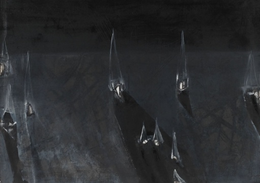《无题2013.11.2》 78x111cm 纸板丙烯 2013
《无题2013.11.2》 78x111cm 纸板丙烯 2013