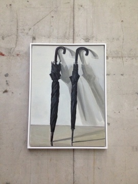 刘聪 《双伞》 110X80cm 布面油画 2014
刘聪 《双伞》 110X80cm 布面油画 2014