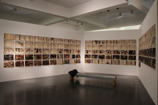 现场展出美国艺术家LeRoy Neman的手稿影印
现场展出美国艺术家LeRoy Neman的手稿影印