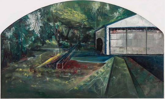 刘永康  《统一的分化》   89 x 146cm  布面油画  2010
