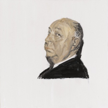 《希区·柯克》 布面油画 50x50cm 2013
《希区·柯克》 布面油画 50x50cm 2013