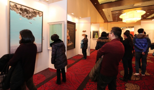 东方好画家展览现场
东方好画家展览现场