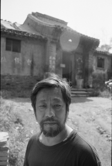 艺术批评家栗宪庭，1991年8月，北京
