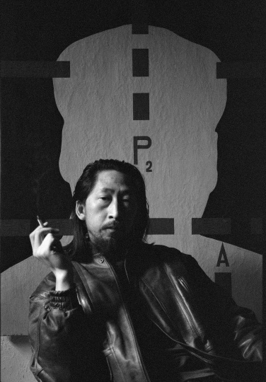 艺术家王广义，1992年2月，武汉
