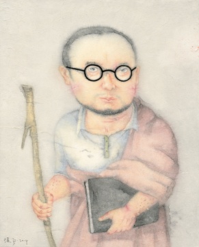 曾健勇 《老L之二》 90x73cm 纸本水墨 2014 曾健勇 《老L之二》 90x73cm 纸本水墨 2014