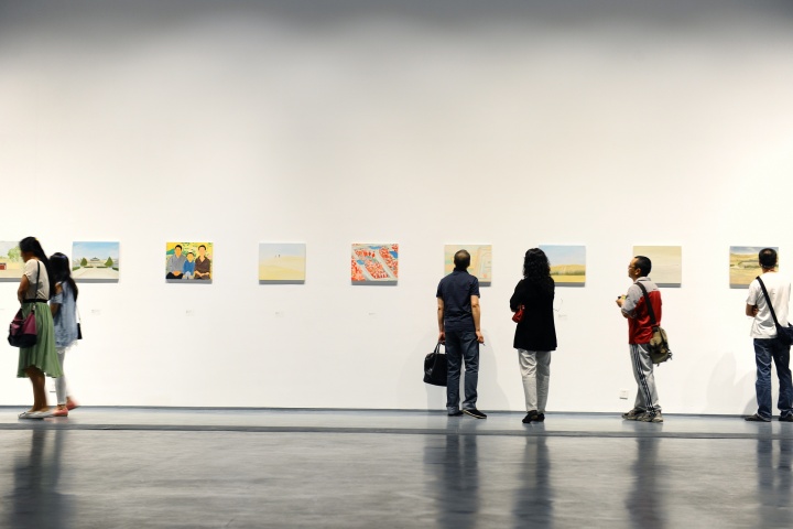 2014年6月,武艺个展“逍遥游”展览现场
2014年6月,武艺个展“逍遥游”展览现场