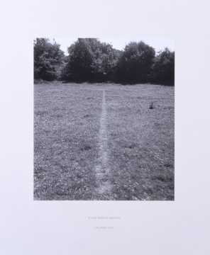 A Line Made by walking © Richard Long
