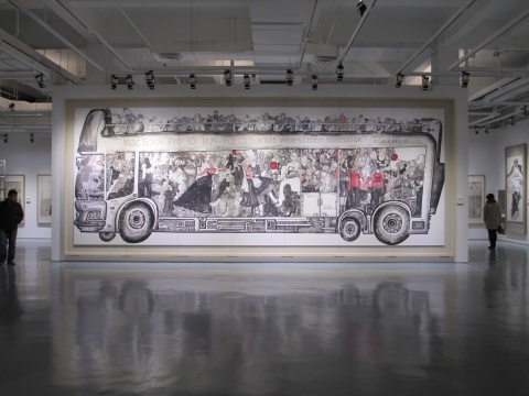 作品《大客车》
作品《大客车》