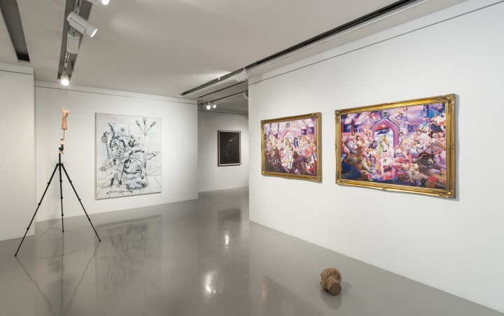 “焦虑之解剖学”展览现场,马凌画廊,2014
“焦虑之解剖学”展览现场,马凌画廊,2014