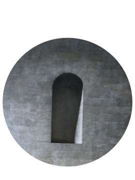 陈文骥 《虚心》 直径180cm 布面油画 2006
陈文骥 《虚心》 直径180cm 布面油画 2006