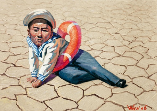 王兴伟 《小海军》 115.8×163cm 布面油画 2006 王兴伟 《小海军》 115.8×163cm 布面油画 2006