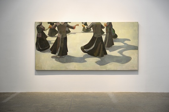2014年，当代唐人艺术中心“王音个展”现场
