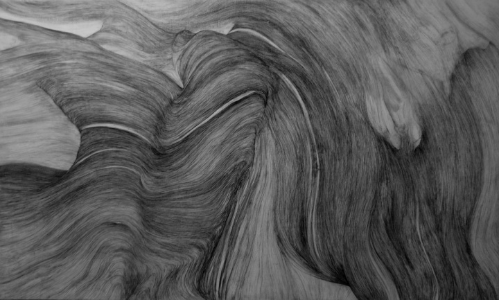 《虚静系列》100x60cm 木板油画 2013
《虚静系列》100x60cm 木板油画 2013
