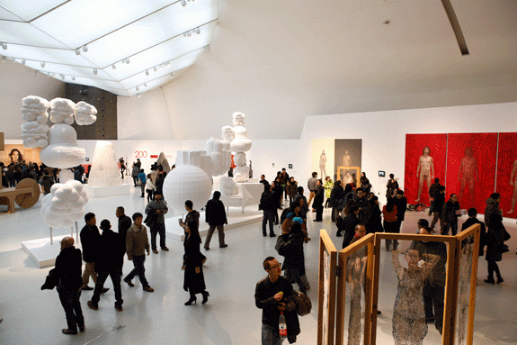 2014年1月，“选择——央美的六个案例 中央美术学院造型艺术年度提名展” 展览现场
