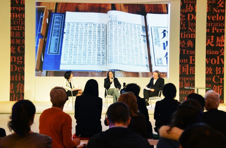 美博文化就“传统的复活”这一主题策划的对话,由徐冰、汉斯、卢琛进行,广受关注
美博文化就“传统的复活”这一主题策划的对话,由徐冰、汉斯、卢琛进行,广受关注