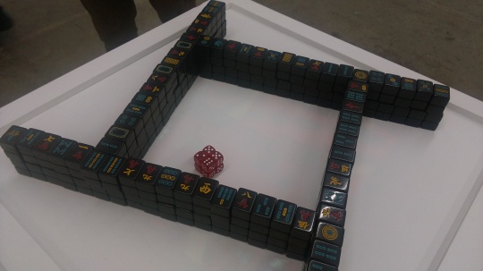 作品《打麻将》
作品《打麻将》