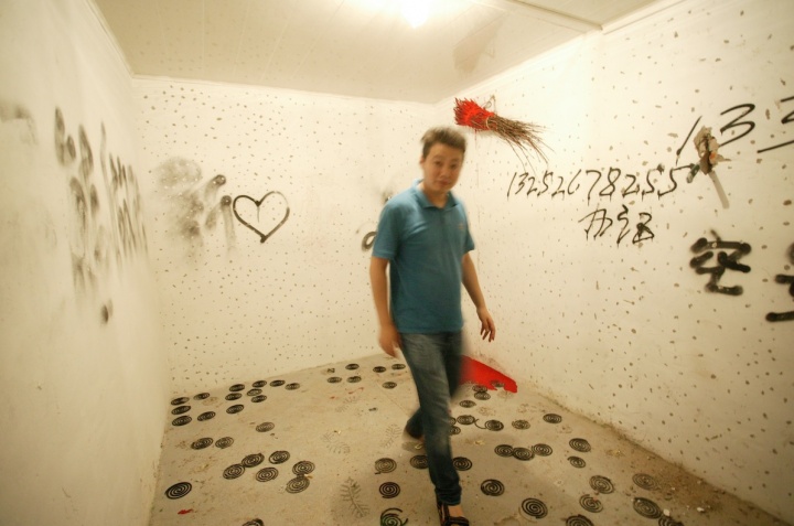 2013年,“夜走黑桥”现场
2013年,“夜走黑桥”现场