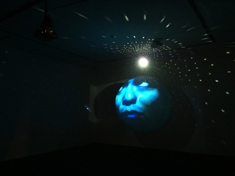 01小组《我思故我在》影像装置直径 200x200cm 2012
01小组《我思故我在》影像装置直径 200x200cm 2012