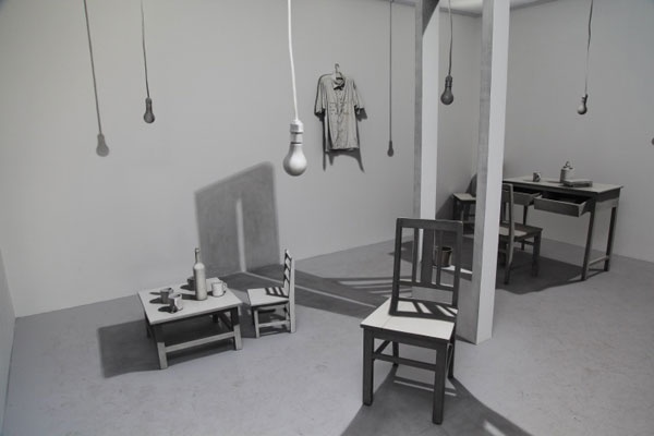 鲍栋策划首次”绘画课“中展出的姜吉安绘画作品
鲍栋策划首次”绘画课“中展出的姜吉安绘画作品