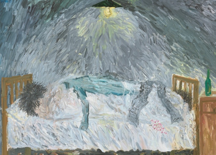 《谢谢你的爱》 180×250 cm 布面油彩 2009年
《谢谢你的爱》 180×250 cm 布面油彩 2009年