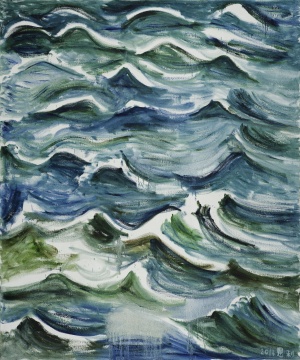 描绘水波的《The Water (7)》 © Zhang Enli,Courtesy the artist and Hauser & Wirth.jpg
描绘水波的《The Water (7)》 © Zhang Enli,Courtesy the artist and Hauser & Wirth.jpg