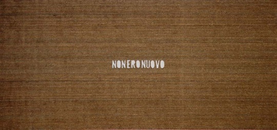 
Non ero nuovo(I was not new) 2009 Dormat with cuts 200 x 420 x 2 cm / 78 3/4 x 165 3/8 x 3/4 in

© Estate of Fabio Mauri Courtesy Estate of Fabio Mauri and Hauser & Wirth

