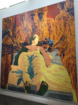 《异己》 400x400cm 布面丙烯 2014
《异己》 400x400cm 布面丙烯 2014