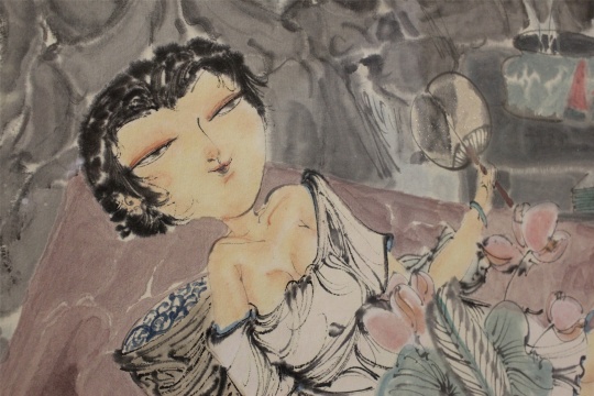 上图作品细节
上图作品细节