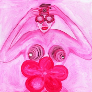 《释放》100 x 100cm 布面油画 2013
《释放》100 x 100cm 布面油画 2013