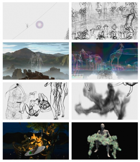 2014年光映现场 奥沙画廊参展艺术家缪晓春作品《Disillusion》 (图片由艺术家及画廊提供)
2014年光映现场 奥沙画廊参展艺术家缪晓春作品《Disillusion》 (图片由艺术家及画廊提供)