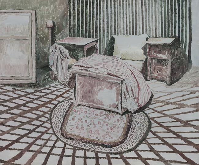 《卧室》布面油画 150×180cm 2014年
《卧室》布面油画 150×180cm 2014年