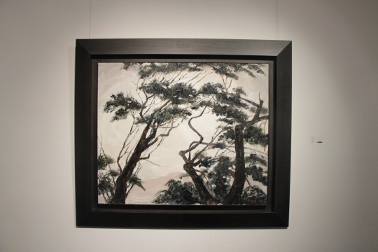 《古柏》120×100cm 布面油画 2012 《古柏》120×100cm 布面油画 2012