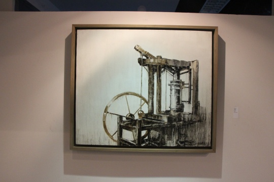 《肢体 机器》 60×70cm 布面油彩 2012
《肢体 机器》 60×70cm 布面油彩 2012