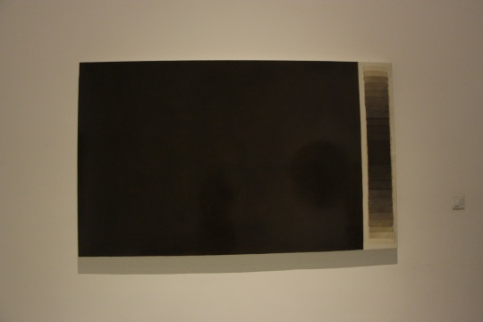 一层展厅 《灰尘150304》 200×120cm 布面灰尘 2015
一层展厅 《灰尘150304》 200×120cm 布面灰尘 2015